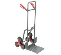 WERKA PRO Chariot Diable Pliable à 6 Roues, Hauteur réglable de 0,50 à 1,20 m, capacité de Charge de 150 kg, idéal pour déménagements et escaliers, Couleur Multicolore.