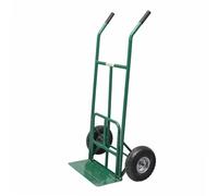 WERKA PRO Chariot Diable Porte Bûches - Roues Gonflables Ø 260 mm - Poignées Antidérapantes - Capacité 250 kg - Acier Peint V