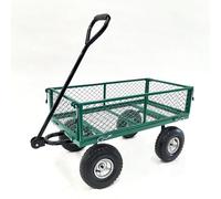 WERKA PRO Chariot remorque grillagé de Jardin 65l