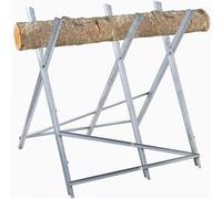 WERKA PRO Chevalet à bûche en métal avec 3 Pieds