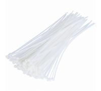 WERKA PRO Collier Rapide Accessoire Polyvalent Lot de 100 Ø 300 Blanc | Usage bricolage, lot de 100 colliers autobloquants, ø 300 x 4,8 mm, accessoire polyvalent pour bricolage, usage polyvalent