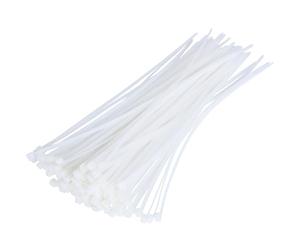 WERKA PRO Collier Rapide Blanc - Lot de 100 Colliers Autobloquants - Ø 300 x 4,8 mm - Accessoire Polyvalent pour Bricolage - Usage Polyvalent pour Câbles et Fils