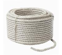 WERKA PRO Corde 50m Polypropylène Haute Résistance Ø14mm 2300kg Beige | Robuste, durable, usage extérieur et intérieur, bricolage, charge 2300kg, usage intérieur/extérieur, flottante pour milieu