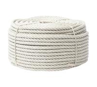 WERKA PRO Corde Beige Polypropylène - Ø 14 mm - Longueur 100 m - Résistance ± 2600 kg - Traitée Anti-UV pour Maison et Jardin - Utilisation Intérieure/Extérieure