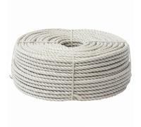 WERKA PRO Corde Beige Polypropylène - Ø 8 mm - Longueur 100 m - Résistance ± 1000 kg - Traitée Anti-UV pour Maison et Jardin - Utilisation Intérieure/Extérieure