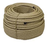 WERKA PRO Corde Polypropylène Ø22mm x 50m - Résistance 6040kg - Traitement Anti-UV - 4 Torons - Usage Arrimage Fixation Bricolage - Polyvalente et Durable - Code EAN 3700723406024