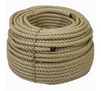 WERKA PRO Corde Polypropylène Ø22mm x 50m Traitement Anti-UV 6040kg | Polyvalent, robuste, usage extérieur et bricolage, résistance 6040kg, 4 torons, usage arrimage fixation bricolage