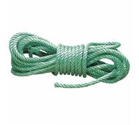 WERKA PRO, Corde Polypropylène Haute Résistance 14mm x 15m - Idéale pour Bricolage, Jardinage et Usages Professionnels - Résistance 2,5 Tonnes - Couleur Verte, Longueur 15m, Vert