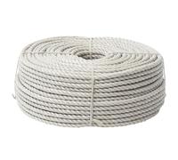 WERKA PRO Corde Polyvalente Ø 10 mm 100 m en Polypropylène Résistant aux Intempéries, Idéale pour Bricolage et Jardinage, Traitée Anti-UV, Couleur Beige, Longueur 100 m