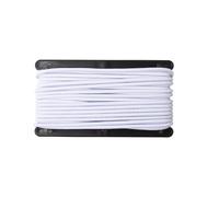 WERKA PRO Cordon élastique Blanc 10 m 1 mm