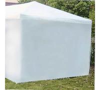 WERKA PRO Côté de Tente Mur Plein Polyéthylène Scratch 2,90 x 1,90 m Blanc