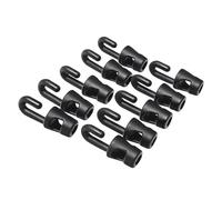WERKA PRO Crochets 4mm pour tendeur Lot de 10 Noir