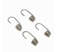 WERKA PRO Crochets en INOX pour Tendeur Inoxydable Ø 8-10 mm Lot de 4 Ø 8 | Acier, installation facile, ergonomique, robuste, durable, sécurisé, stable, usage jardin et extérieur, intérieur
