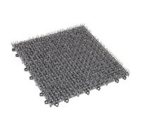 WERKA PRO Dalle Grise Gazon synthétique 30 x 30 cm Lot de 6