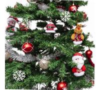 WERKA PRO Décoration de Sapin Rouge 70 pcs - Kit Complet - Boules, Flocons, Étoiles, Suspensions Papa Noël - Ø 6 cm et Ø 8 cm - PVC Robuste - Utilisation Intérieure/Extérieure