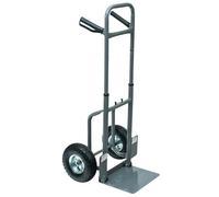 WERKA PRO Diable Pliable avec bavette Rabattable 200 kg, Gris