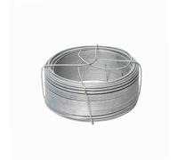 WERKA PRO Fil de Fer Galvanisé Bobine 50 m avec Support Ø1,1 mm - Acier Galvanisé - pour Bricolage et Jardinage - Résistant à