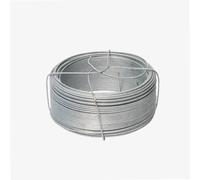 WERKA PRO Fil de Fer Galvanisé Bobine 50 m avec Support Ø1,8 mm - Acier Galvanisé - pour Bricolage et Jardinage - Résistant à
