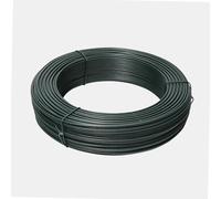 WERKA PRO Fil de Fer Plastifié Ø2,6 mm Acier Galvanisé pour Clôtures 100 m | Durable, usage jardin et extérieur, longueur 100 m, résistance aux intempéries