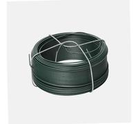 WERKA PRO Fil de Fer Plastifié avec Support Ø 1,4 mm 50 m Vert | Polyvalent, usage extérieur et intérieur, bricolage, accessoires pour clôtures, protection contre la corrosion