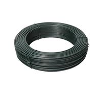 WERKA PRO Fil de Fer Plastifié Vert avec Support - Ø 1,6 mm - Accessoires pour Clôtures - 50 m - Protection Contre la Corrosion - Usage Jardinage et Réparation