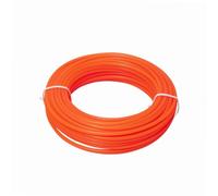 WERKA PRO Fil Nylon Rond pour Coupe-Bordure Ø 1,3 mm Orange | Usage jardin, rouleau de 15 mètres ø 1,3 mm, orange, accessoire jardinage pratique, longueur optimale pour entretien