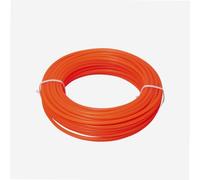 WERKA PRO Fil Nylon Rond pour Coupe-Bordure Ø 3,3 mm Orange | Robuste, usage jardin, rouleau de 15 mètres ø 3,3 mm, orange, accessoire jardinage pratique, longueur optimale