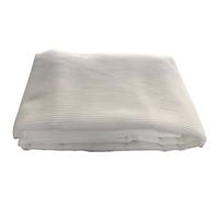 WERKA PRO Filet d'échafaudage en polyéthylène haute densité, traité anti-UV, facile à installer, dimensions généreuses de 3 x 20 m, idéal pour la protection sur chantier, couleur blanche.