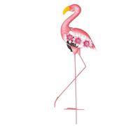 WERKA PRO Flamant Rose Solaire avec 3 LED Blanches, Éclairage Économique et Durable, Résistant aux Intempéries, Décoration Élégante pour Jardin ou Balcon, Taille 20 cm x 6 cm x 55,5 cm, Couleur Rose.