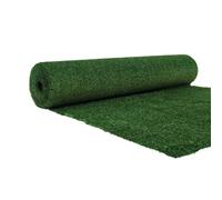 WERKA PRO Gazon Artificiel Polyéthylène avec Support Latex 1 cm 10 m² Vert | Perméable, polyvalent, anti-UV, usage jardin et terrasse, balcon, piscine, épaisseur 1 cm, facile à nettoyer
