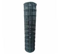 WERKA PRO Grillage Soudé en Rouleau de 10m Galvanisé 1 x 10m 1,7 mm Vert | Acier galvanisé, plastique, PVC, plastifié, robuste, durable, usage jardin et extérieur, taille 1 x 10m, maille 5 x 10 cm