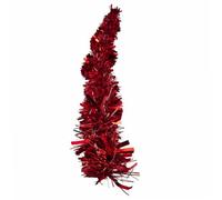 WERKA PRO Guirlande de Sapin Ø 9cm - 2 Mètres - Rouge - PVC et Fil de Fer - Décoration de Noël Intérieur/Extérieur - 4 Coloris Disponibles - Usage Polyvalent