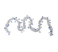 WERKA PRO Guirlande de Sapin Flocon Ø 5cm 2 mètres Bleu