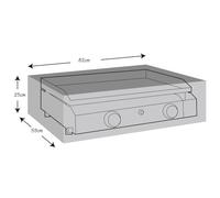 WERKA PRO Housse de Protection pour plancha à gaz 82x59x25cm