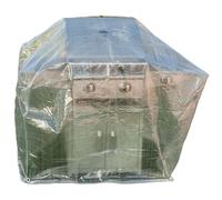 WERKA PRO, Housse de Protection Rectangulaire pour Barbecue et Plancha, Résistante aux Intempéries, Installation Facile avec Œillets en Aluminium, Dimensions 180 x 80 x 120 cm, Couleur Blanc