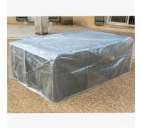 Generique Housse de Table WERKA PRO 250 x 150 x 80 cm Polyéthylène Beige 6 pièces