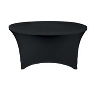 WERKA PRO Housse de Table Ronde Noire
