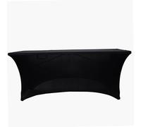 WERKA PRO Housse Nappe pour Table Pliante 180cm Noire | Sécurisé, pliable, usage jardin et extérieur, intérieur, ajustement optimal, facile à ranger