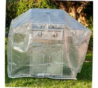 WERKA PRO Housse pour Barbecue et Plancha 90 x 70 x 70 cm - Polyéthylène Étanche et Imputrescible - Traitée Anti-UV - Œillets