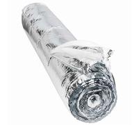 WERKA PRO, Isolant multicouche 5 couches pour une isolation thermique et phonique optimale, facile à poser et à découper, idéal pour maison, garage, toiture, 1,5 x 5,40 m, couleur alu.