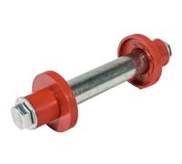 WERKA PRO Kit axe de Roue avec écrous -flasques ø20mm, Gris