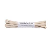 WERKA PRO Lacet Plat en Coton Bio 5mm 90 cm