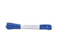 WERKA Pro - Lacet Rond Bleu 100% Coton Bio 90 cm, 2,4 mm de Diamètre, Durable et Éthique, Idéal pour Baskets et Chaussures, Fabrication Française, Oeko-Tex, Bleu, 90 cm