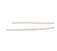 WERKA Pro - Lacet Rond en Coton Bio 2,4 mm, 60 cm, Écologique et Durable, Idéal pour Tous Types de Chaussures, Certifié Oeko-Tex, Coloris Blanc, Taille 60 cm