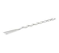 WERKA PRO Lot 5 Tuteurs Spirales 1,8m en Acier Galvanisé - Support Idéal pour Tomates et Plantes Grimpantes - Ø6 mm - Durabil