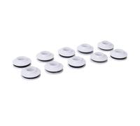 WERKA PRO, Lot de 10 œillets pour bâches en plastique durable, installation facile, résistant à l'usure, couleur blanche, diamètre extérieur 27mm, taille petite.