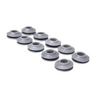 WERKA PRO Lot de 10 Oeillets pour bâches Gris