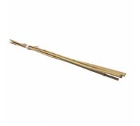 WERKA PRO Lot de 6 Tuteurs en Bambou - H 180 cm Ø 16-18 mm - Support Plantes Grimpantes Intérieur & Extérieur - Accessoire Ja