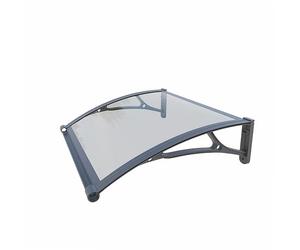 WERKA PRO Marquise Aluminium et Polycarbonate 80 x 100 cm
