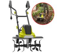 WERKA PRO Motobineuse Électrique 1500W Cultivateur Jardin Sol Compacte